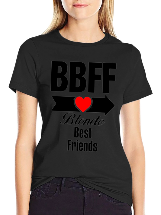 BBFF Blonde Best Friends Black T-Shirt