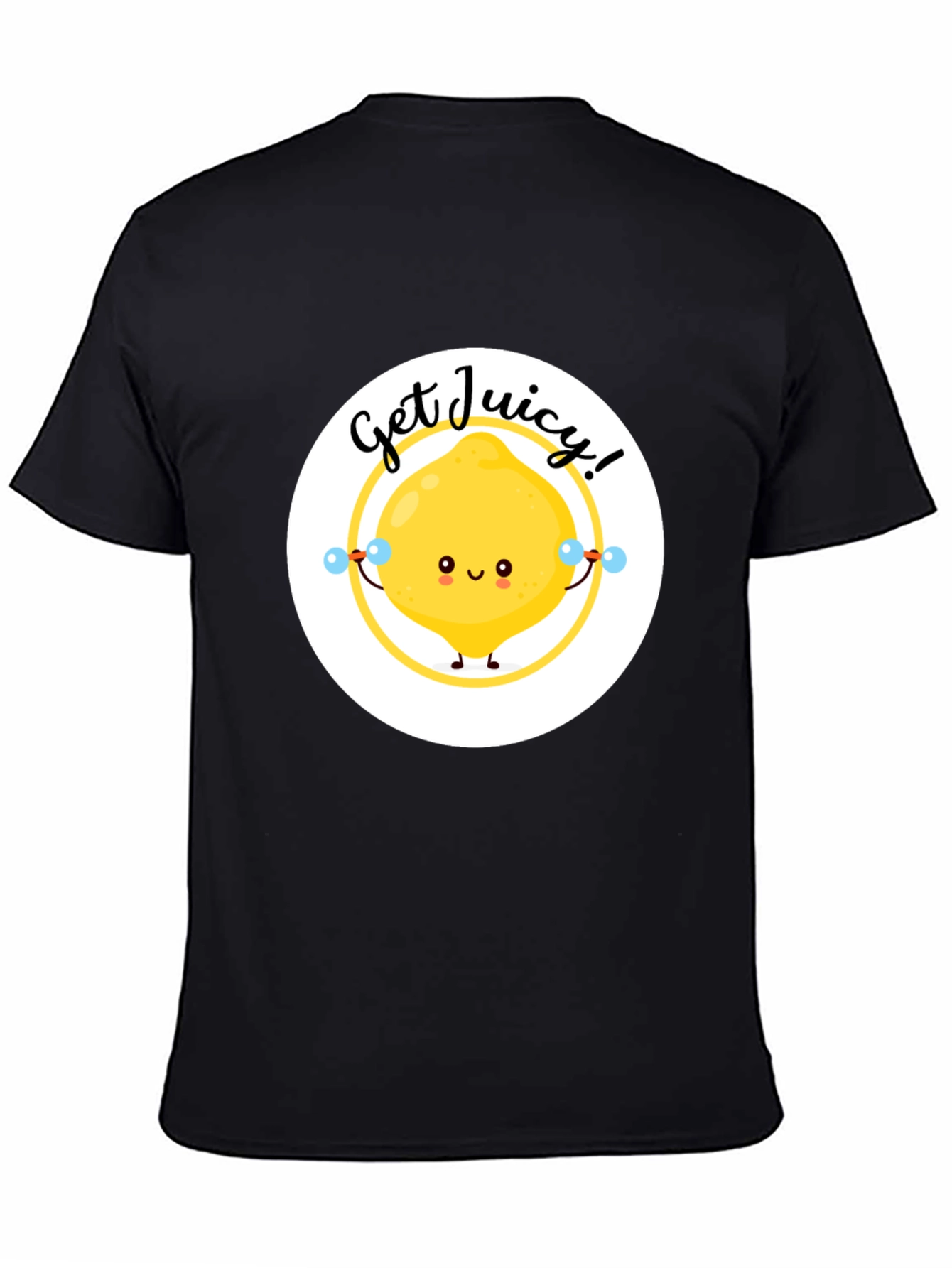 Get Juicy Lemon Graphic Tee - Cute Fruit T-Shirt