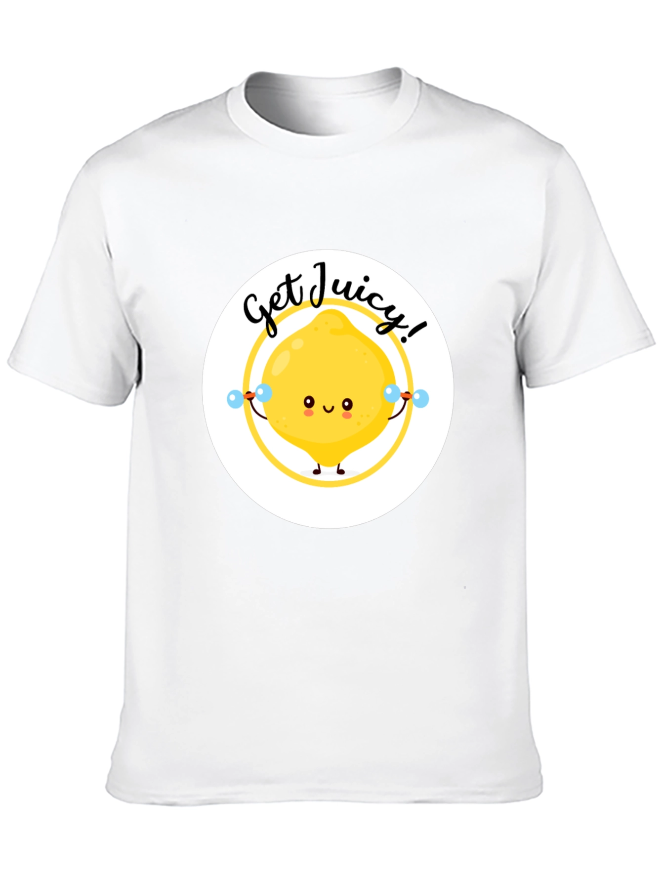 Get Juicy Lemon Graphic Tee - Cute Fruit T-Shirt