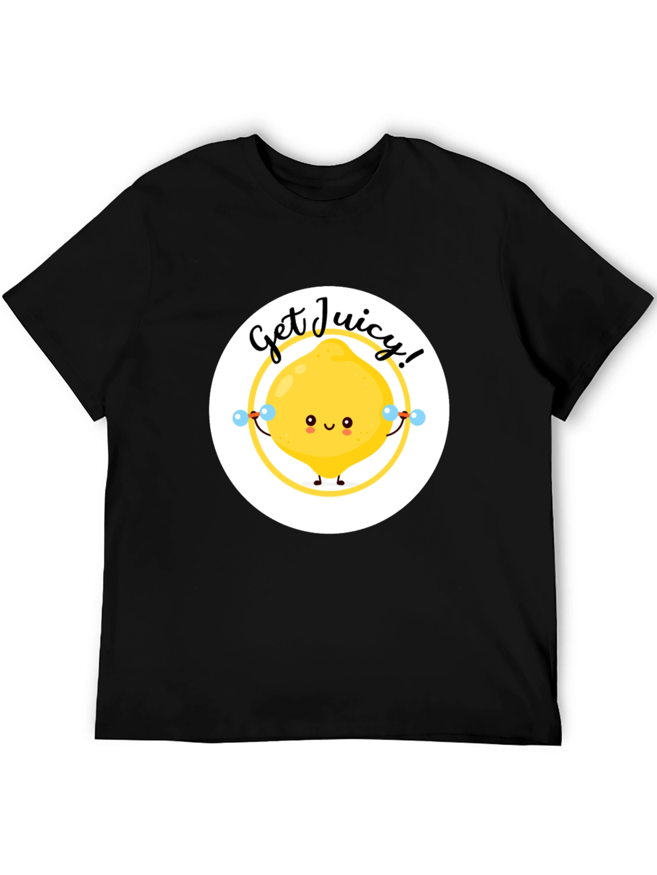 Get Juicy Lemon Graphic Tee - Cute Fruit T-Shirt
