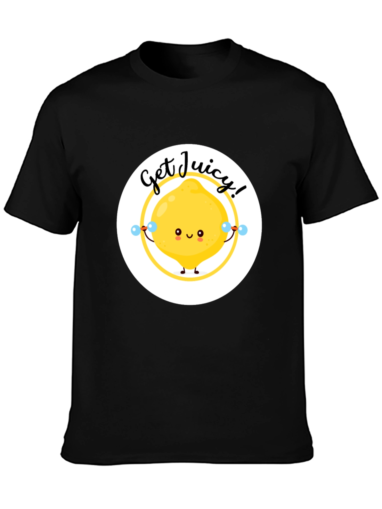 Get Juicy Lemon Graphic Tee - Cute Fruit T-Shirt