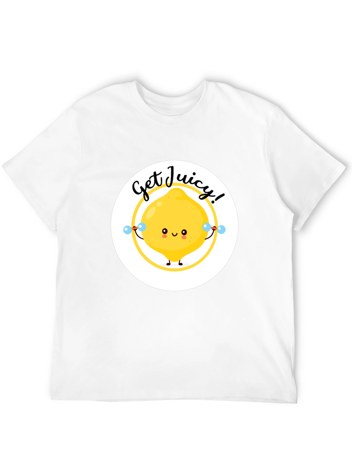 Get Juicy Lemon Graphic Tee - Cute Fruit T-Shirt
