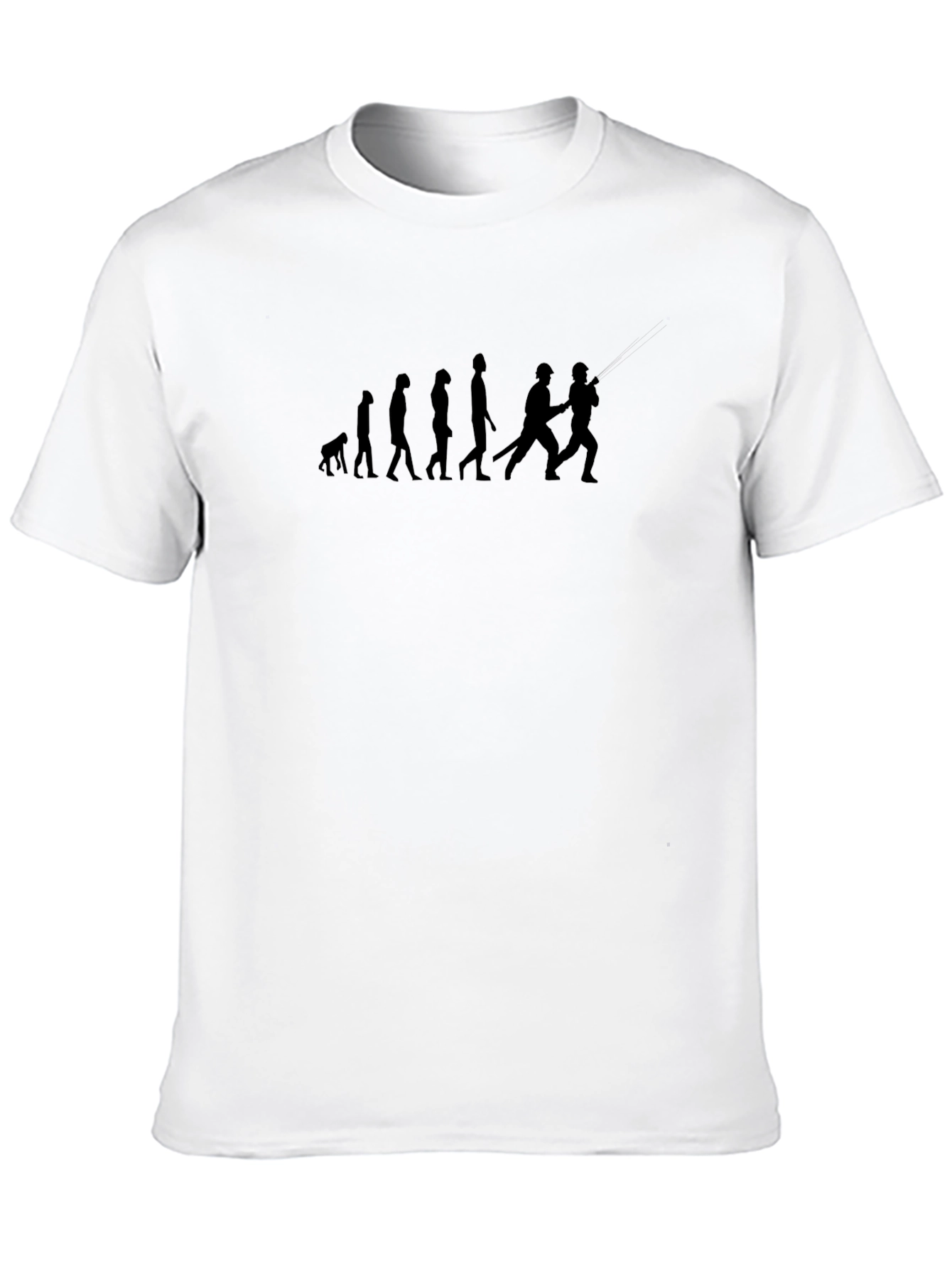 Evolution of Combat Sports Mens Black T-Shirt