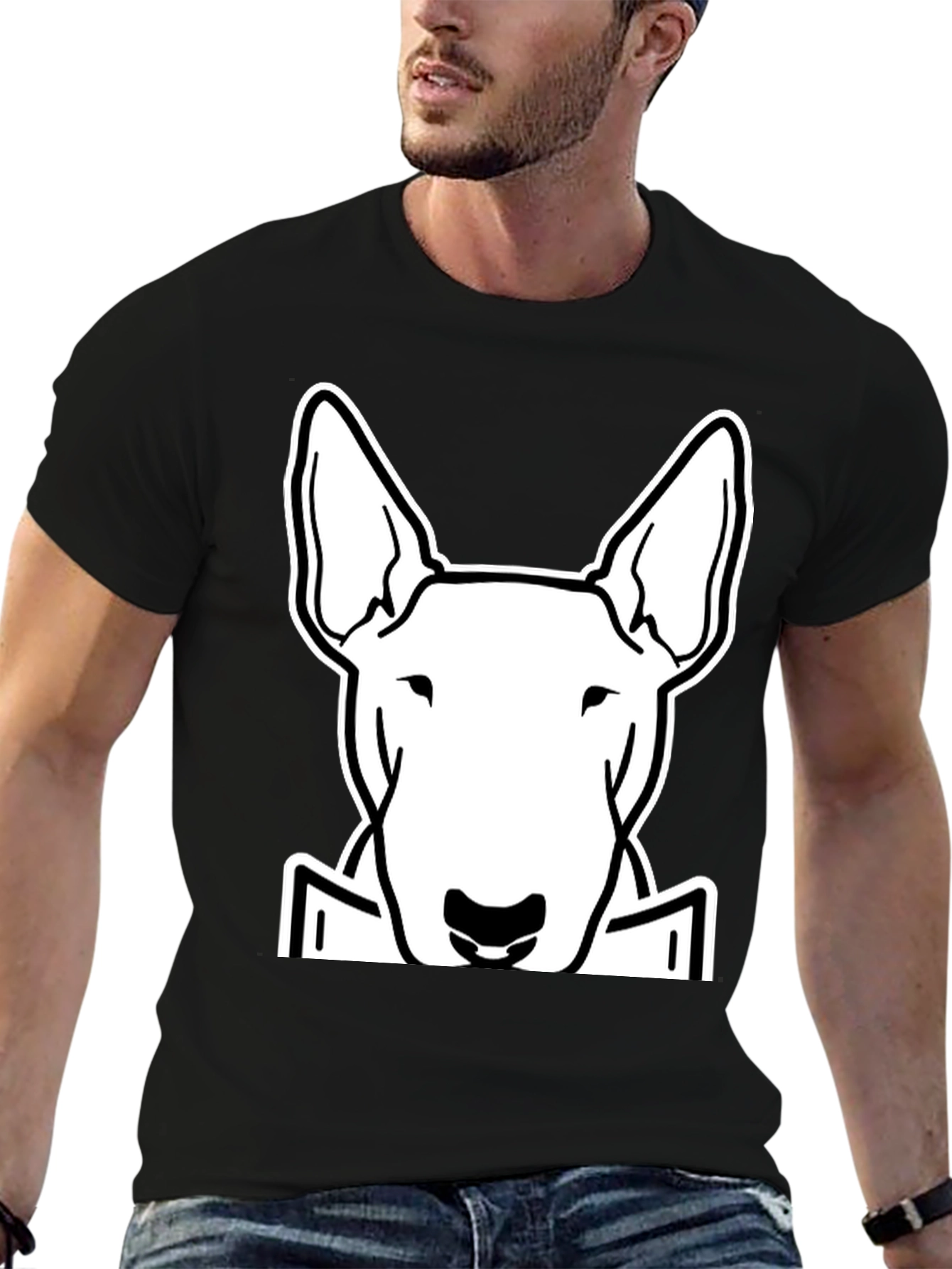 Bull Terrier Dog Graphic T-Shirt