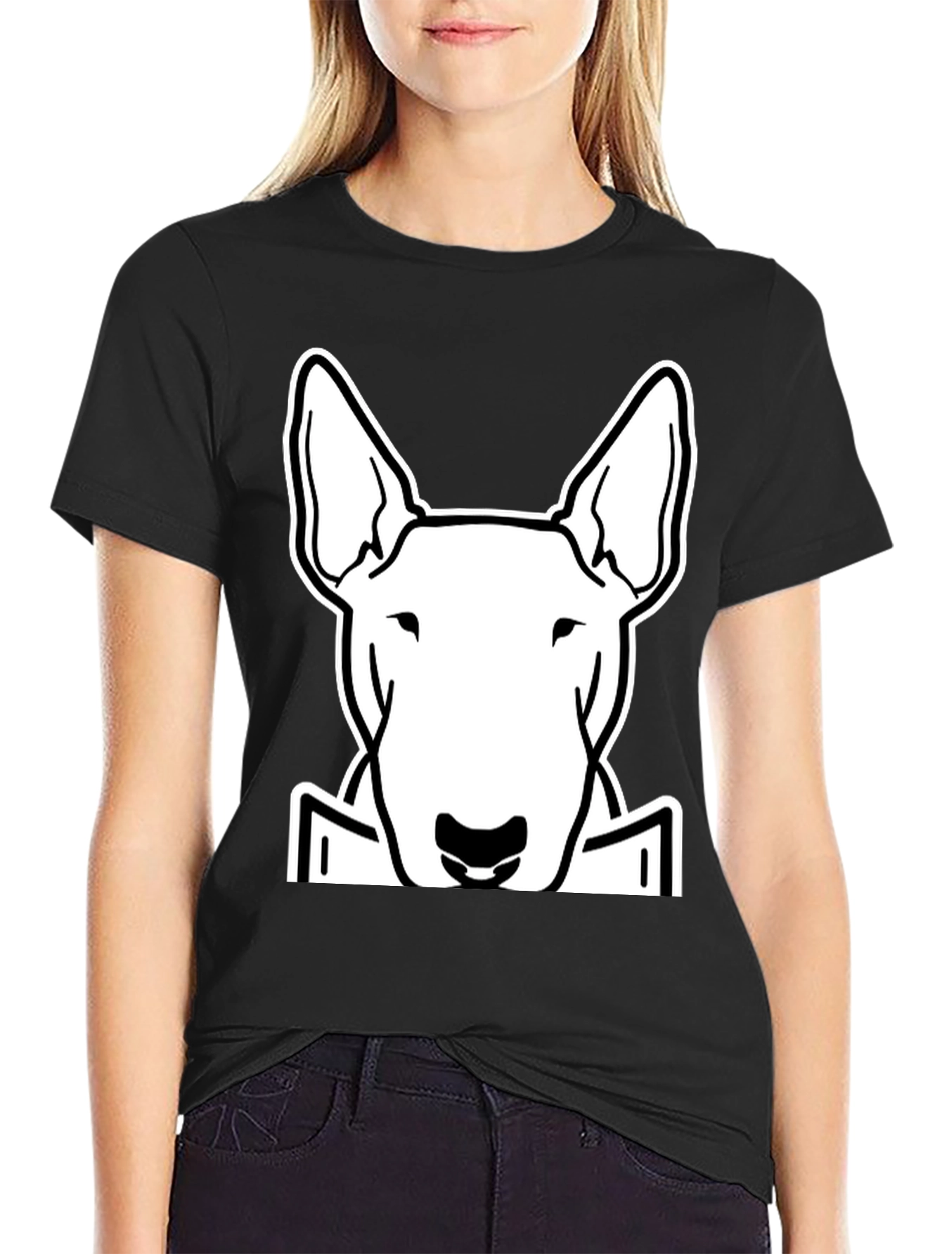 Bull Terrier Dog Graphic T-Shirt