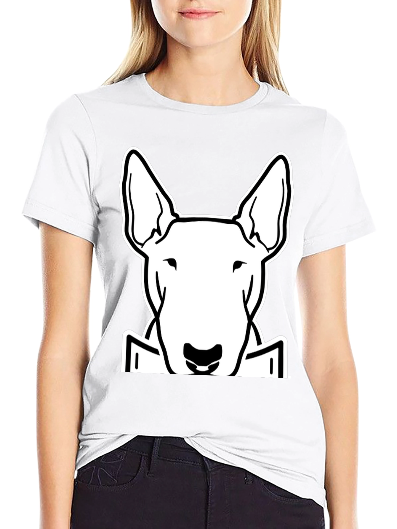 Bull Terrier Dog Graphic T-Shirt