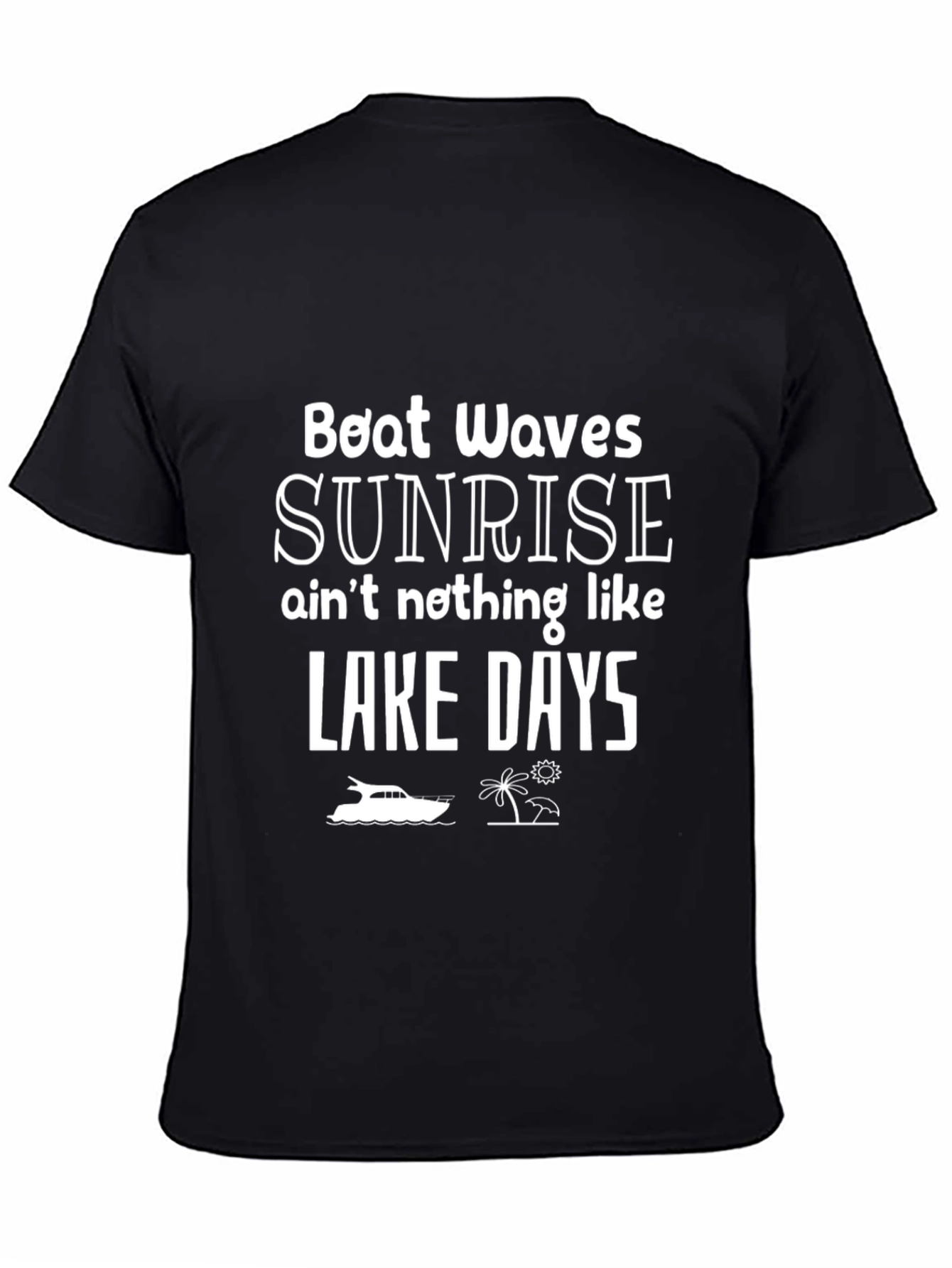 Lake Days Boat Waves T-Shirt