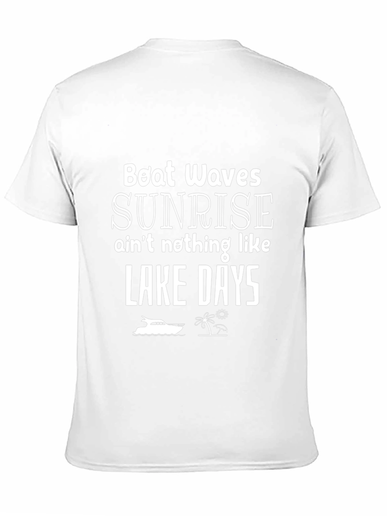 Lake Days Boat Waves T-Shirt