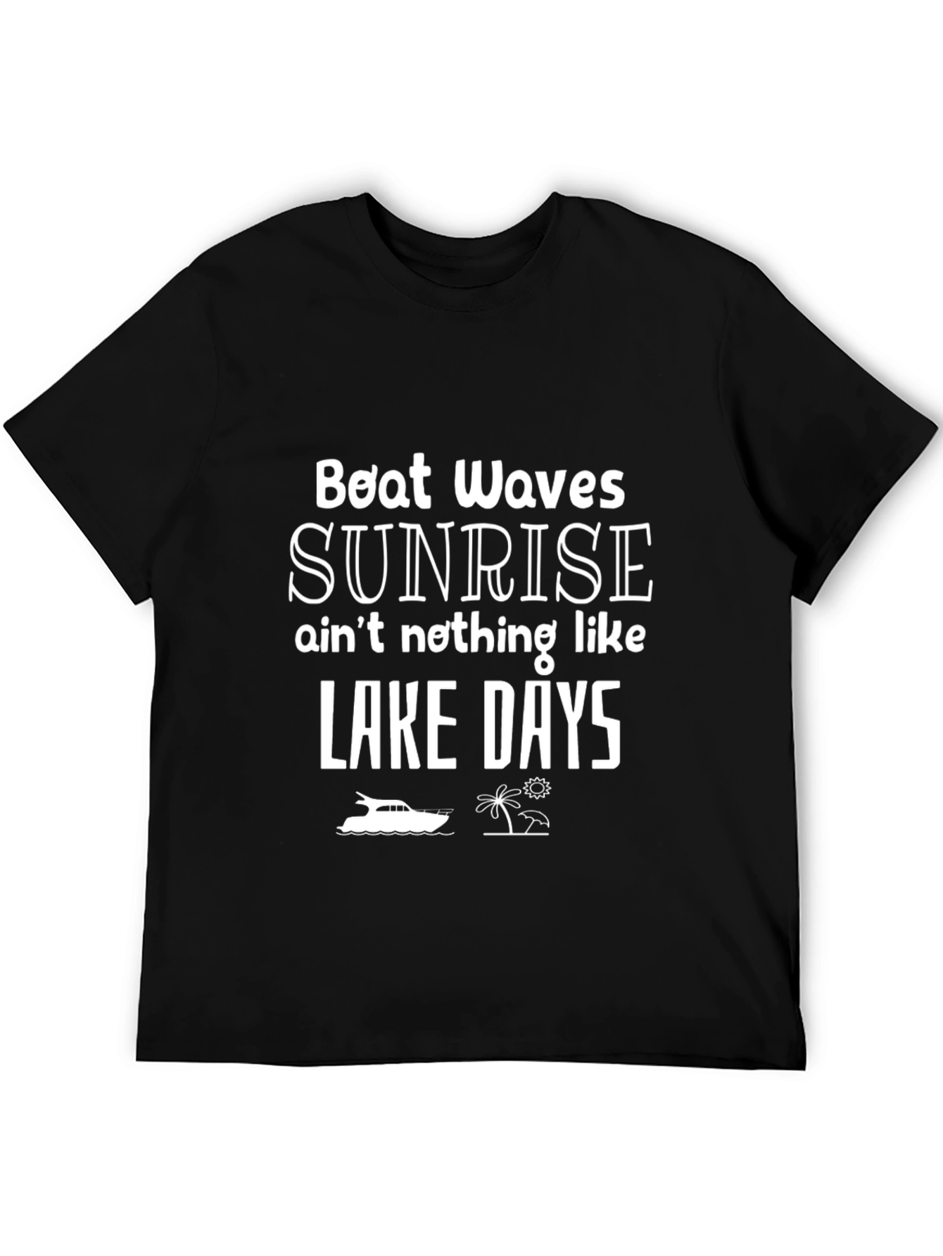 Lake Days Boat Waves T-Shirt
