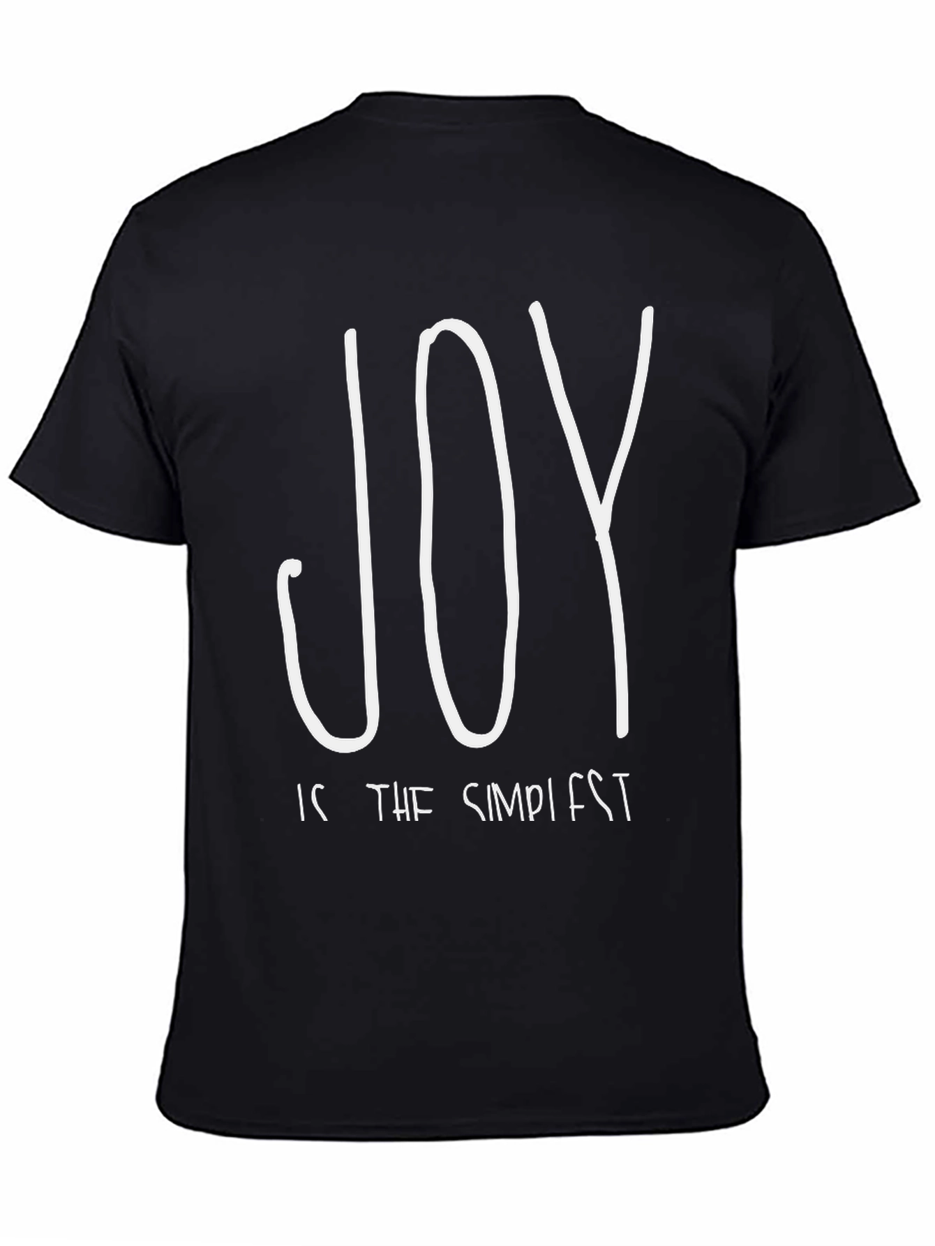 Joy is the Simplest Black T-Shirt