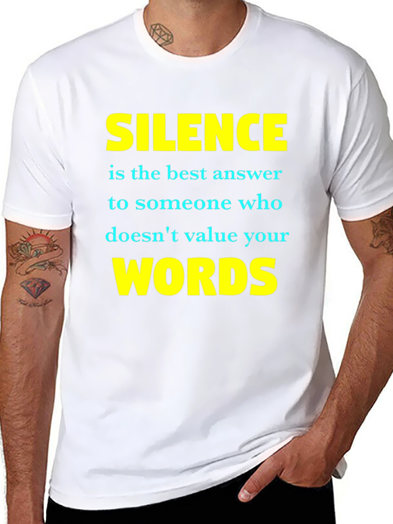 Silence is the Best Answer Graphic Tee