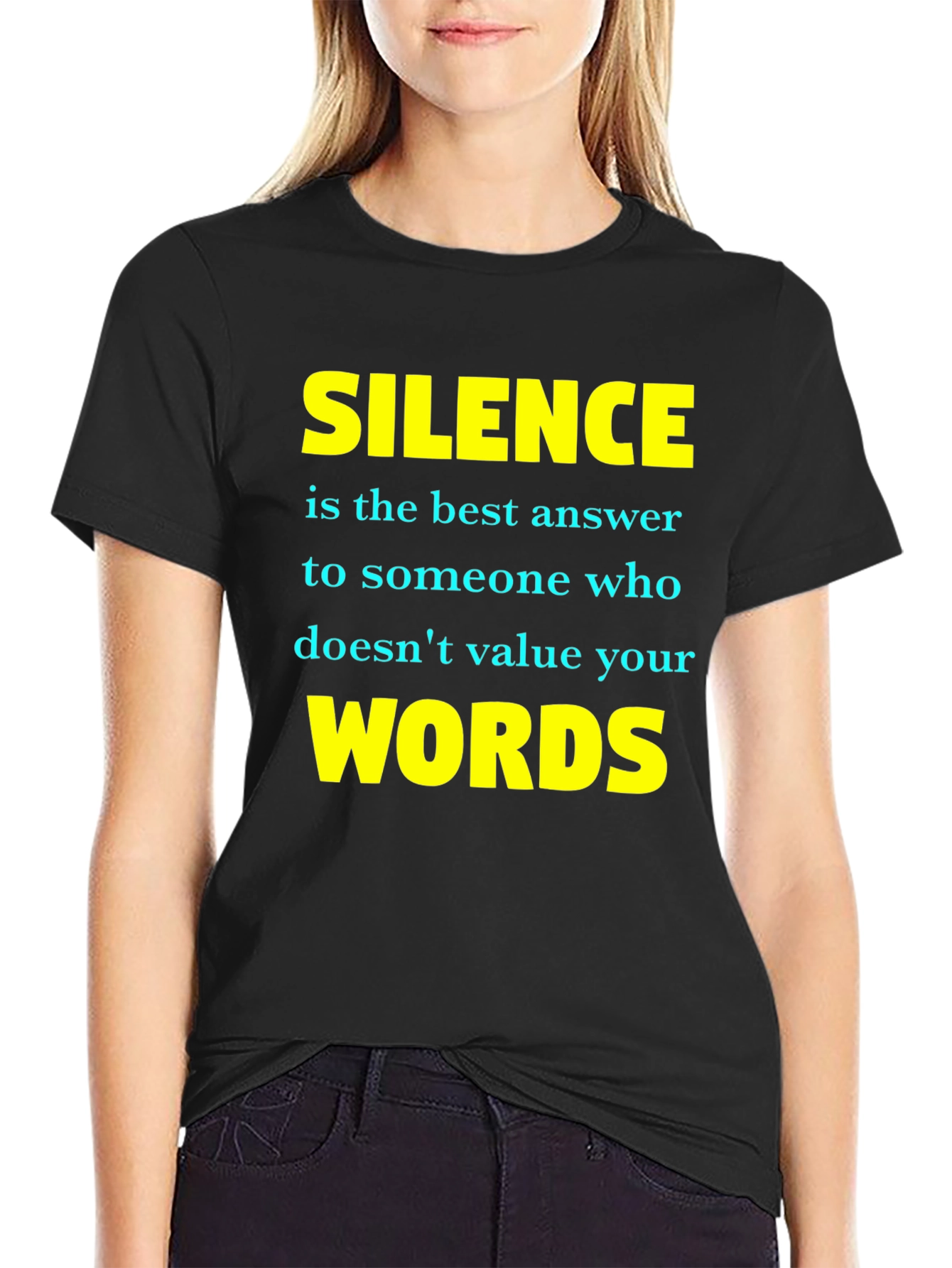 Silence is the Best Answer Graphic Tee