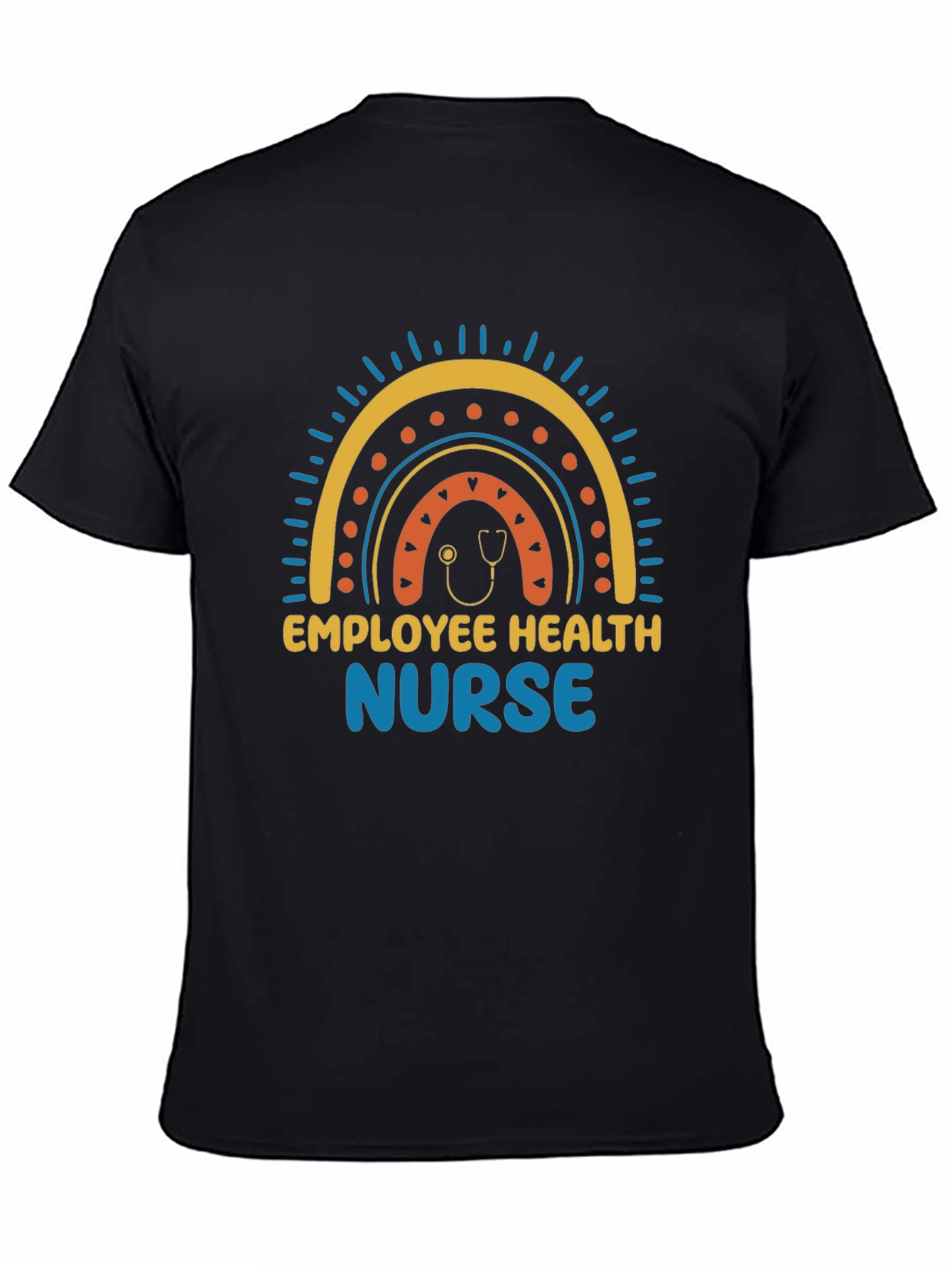 Employee Health Nurse Rainbow Graphic Tee
