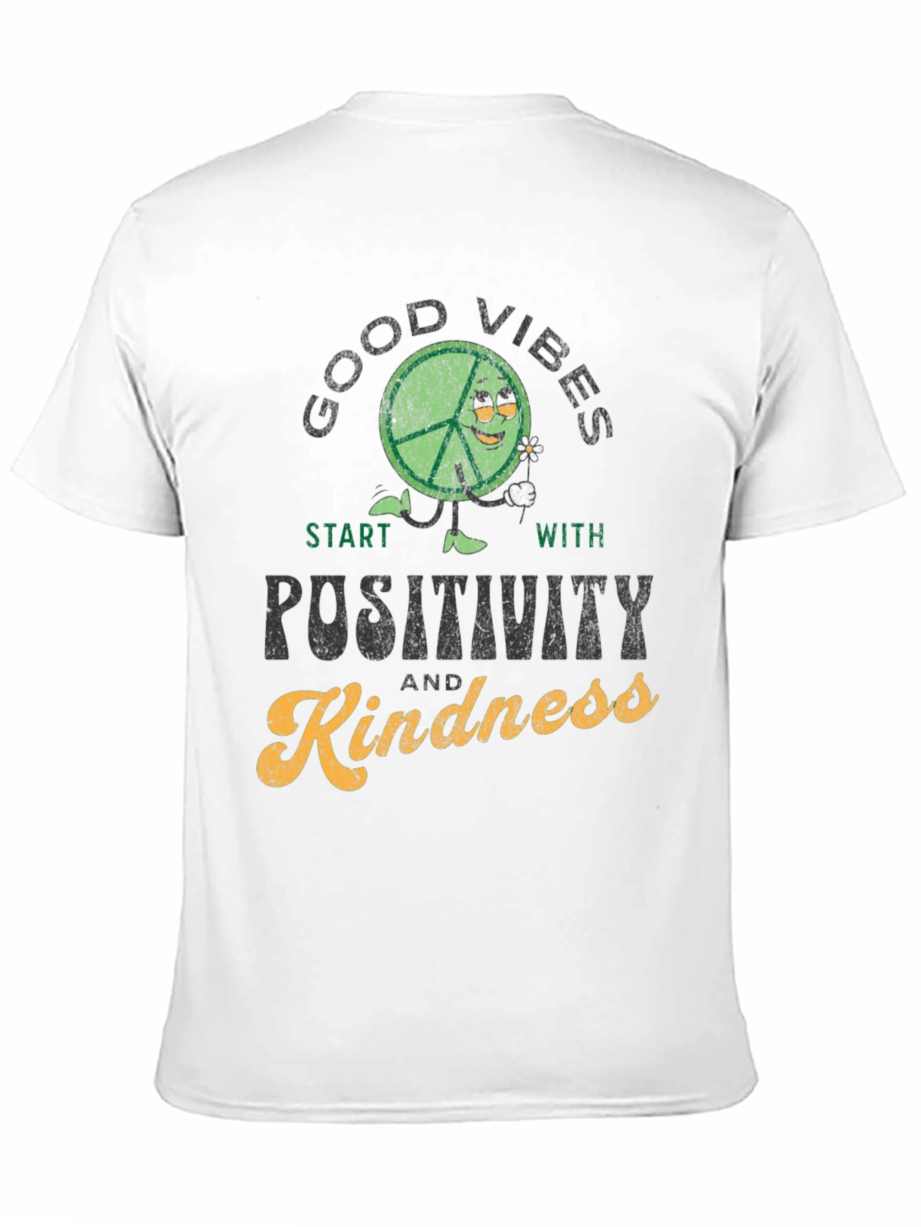 Good Vibes Positivity Kindness Graphic T-Shirt