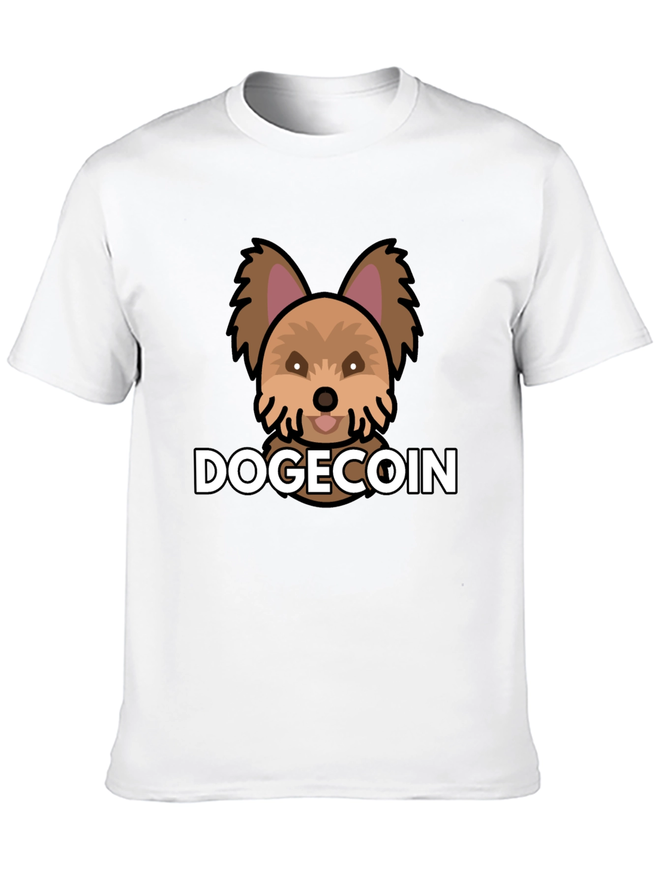 DogeCoin Graphic Tee - Black T-Shirt