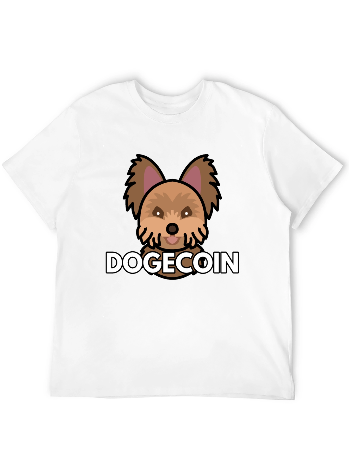 DogeCoin Graphic Tee - Black T-Shirt
