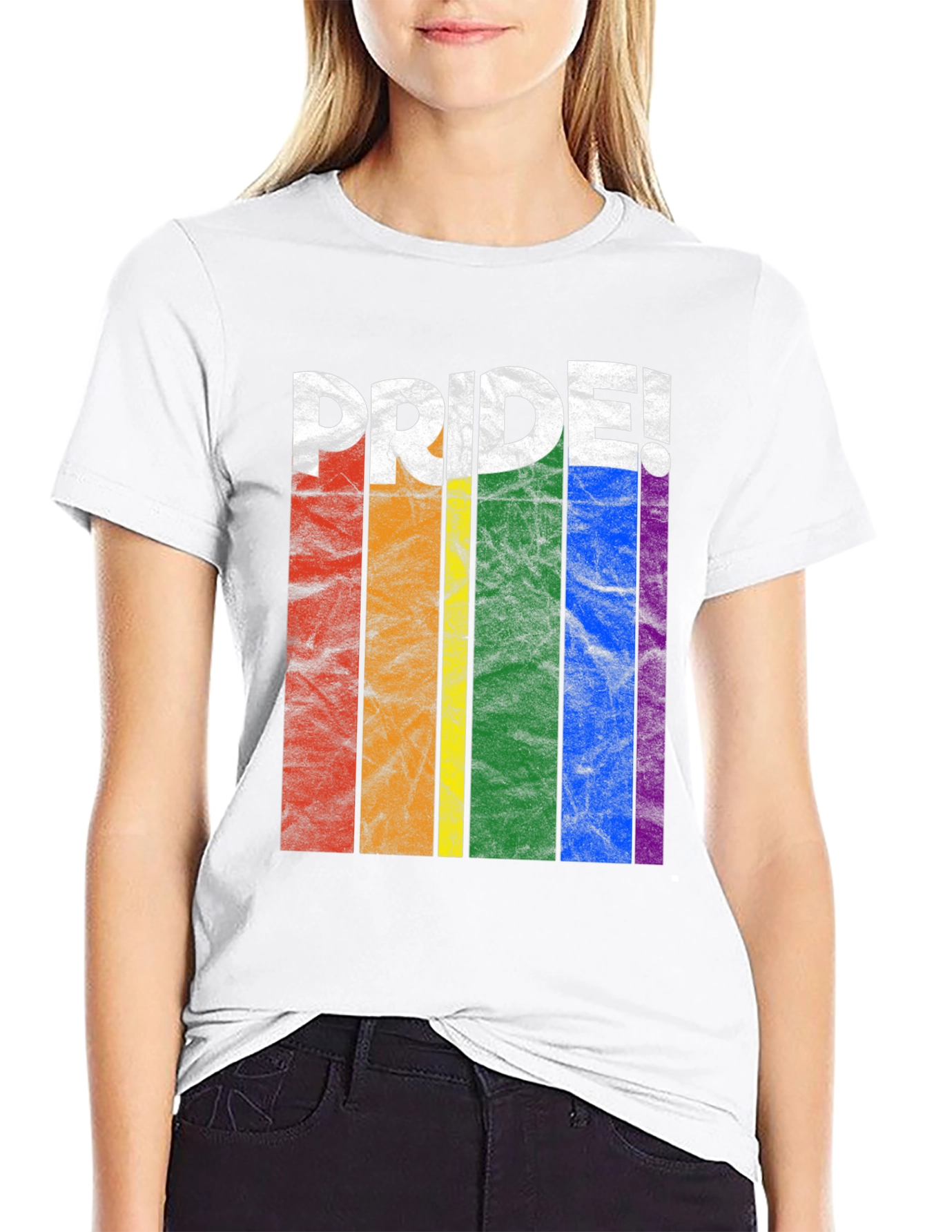 Pride Rainbow Graphic Tee