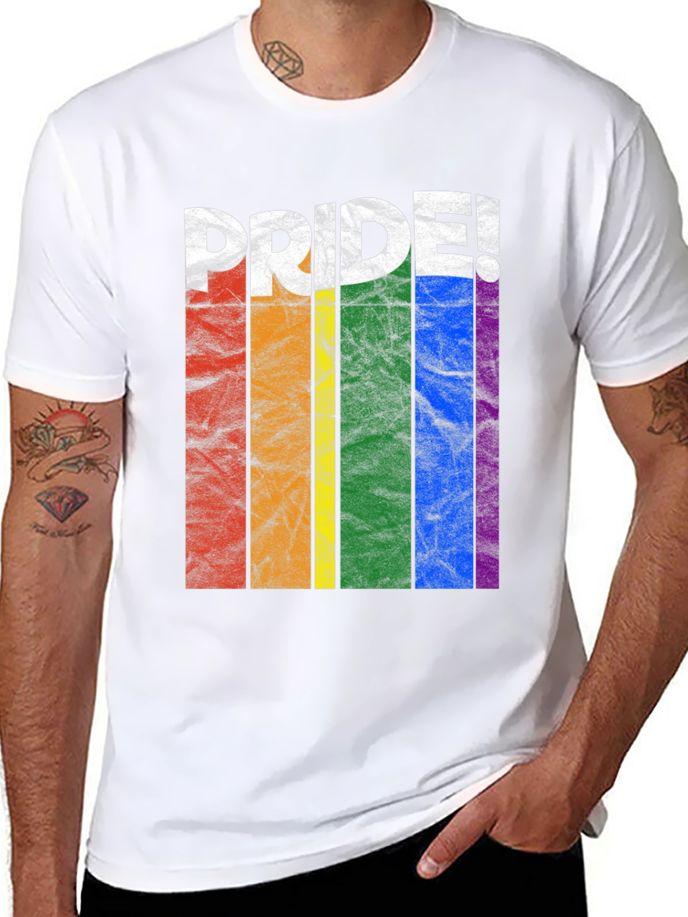 Pride Rainbow Graphic Tee