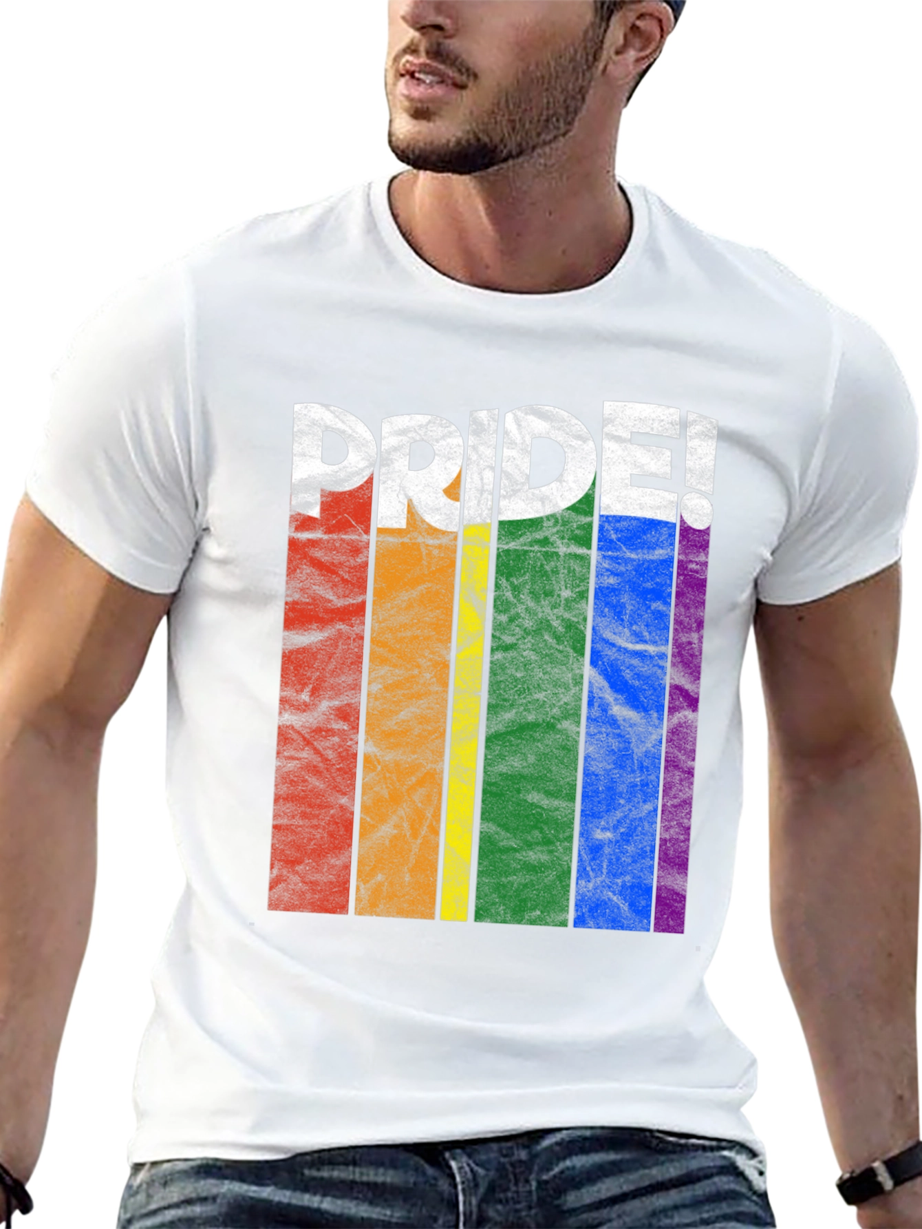 Pride Rainbow Graphic Tee