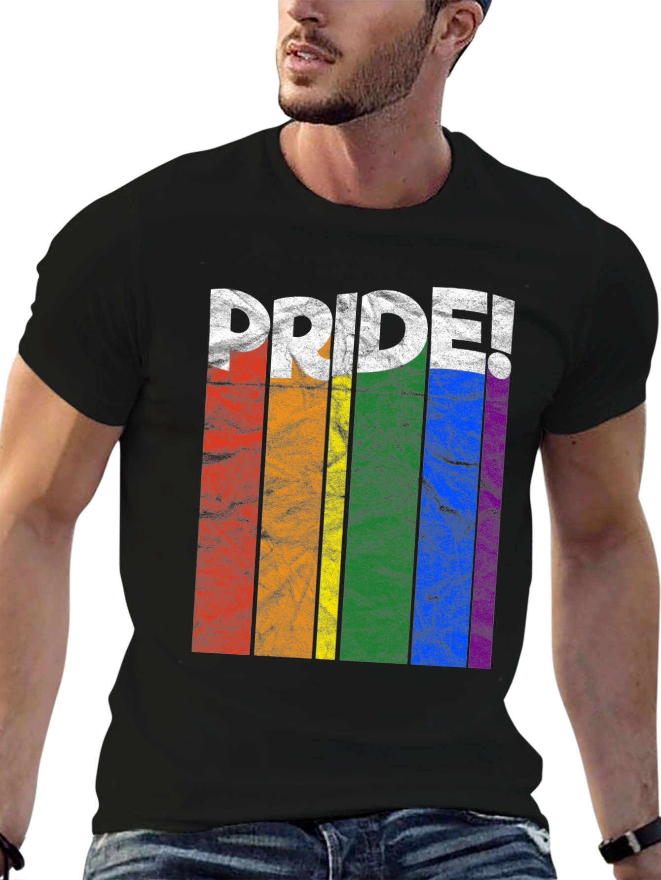 Pride Rainbow Graphic Tee