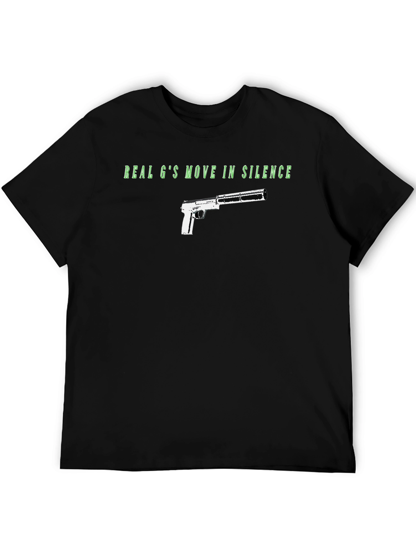 Real Gs Move in Silence Graphic T-Shirt