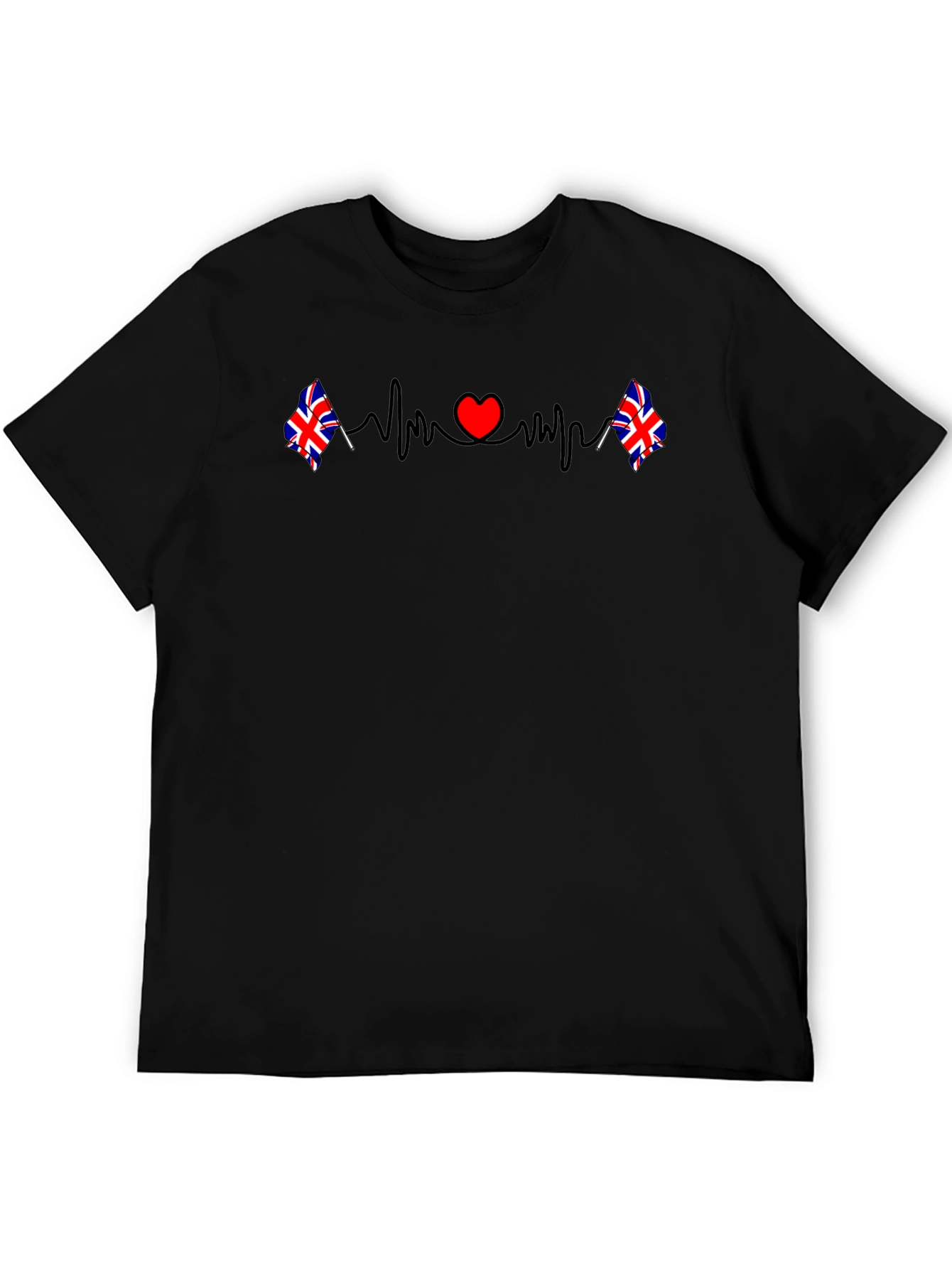 Union Jack Heartbeat T-Shirt - UK Pride