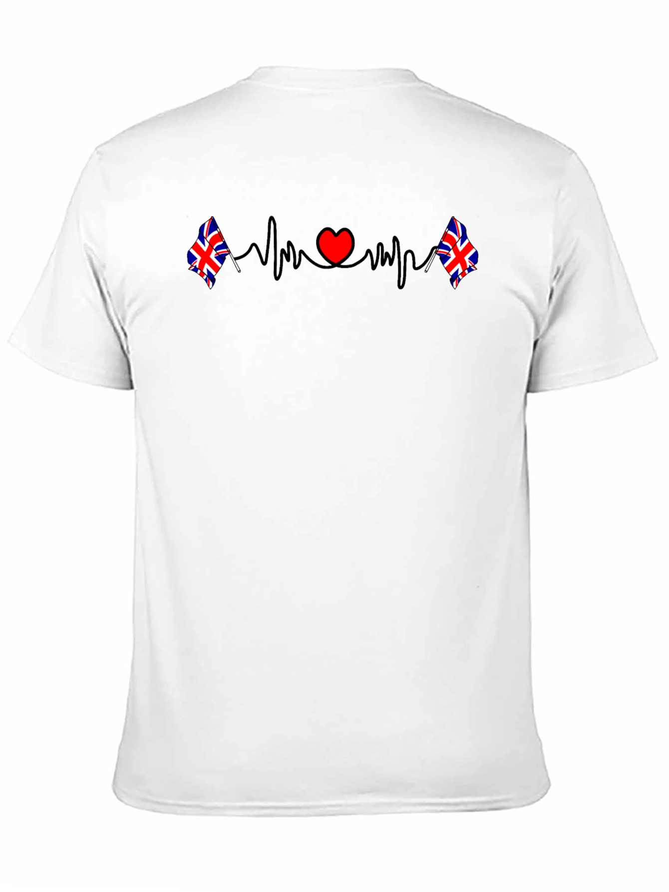 Union Jack Heartbeat T-Shirt - UK Pride