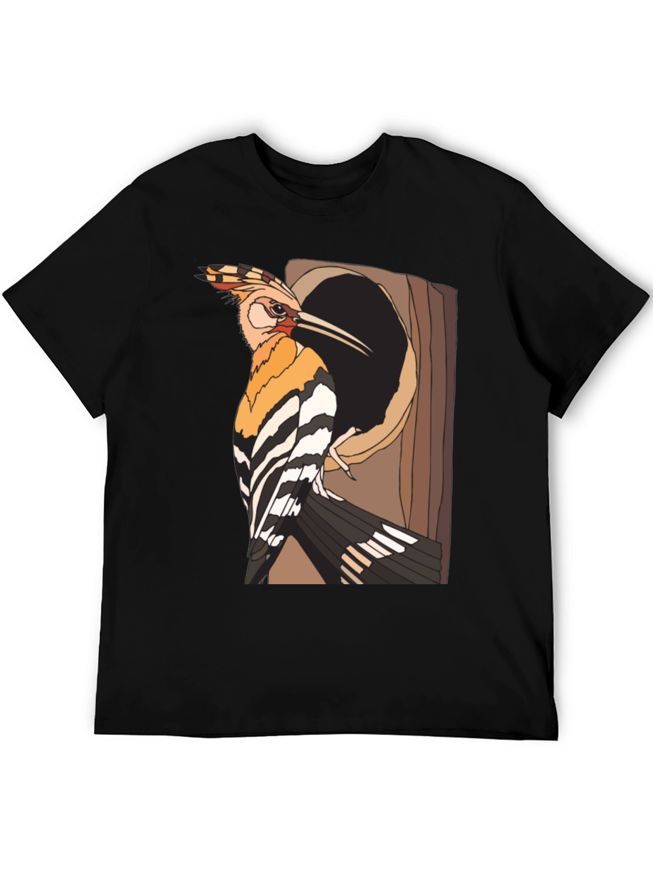 Hoopoe Bird Graphic Tee - Nature Lovers Shirt