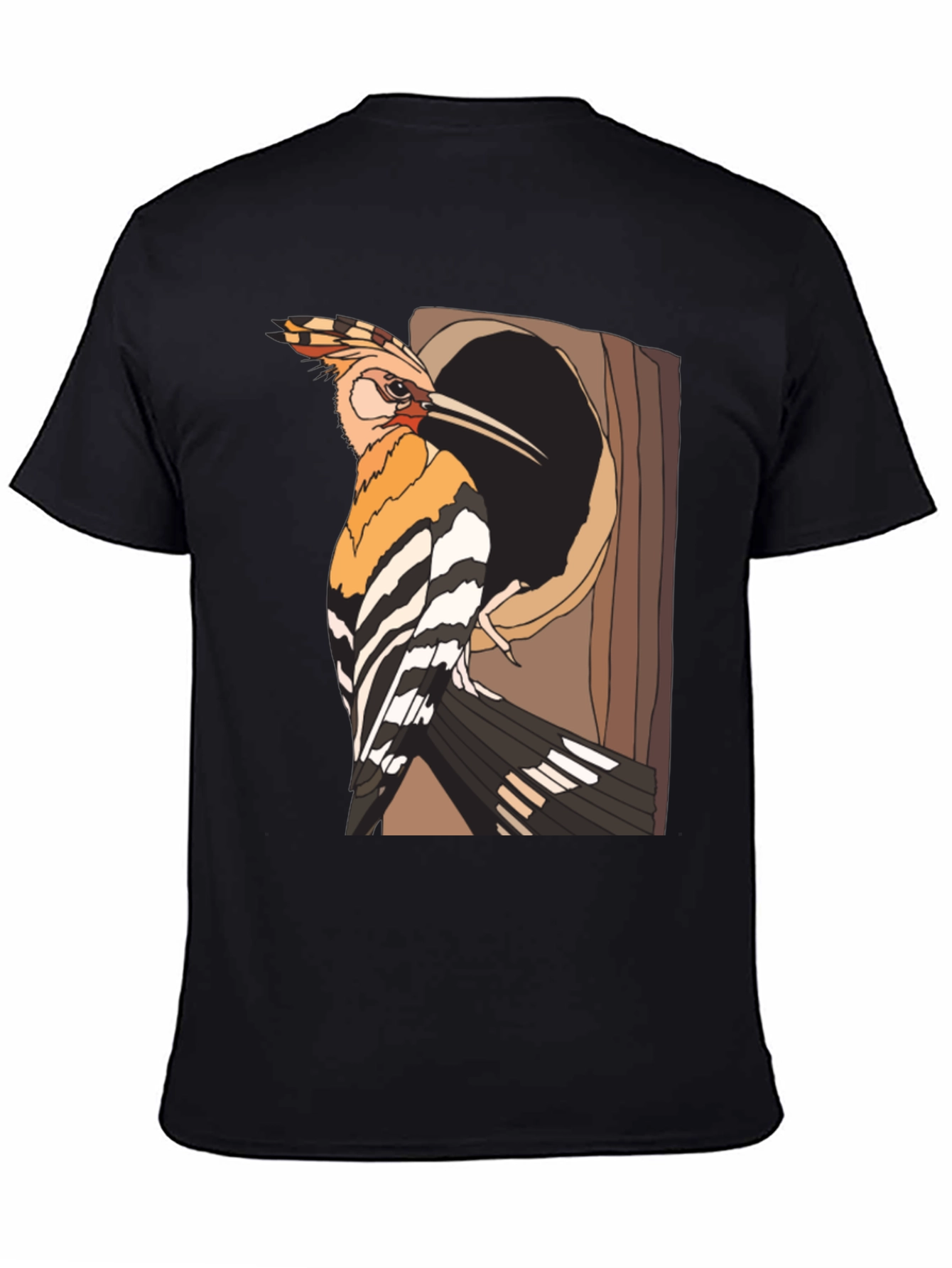Hoopoe Bird Graphic Tee - Nature Lovers Shirt