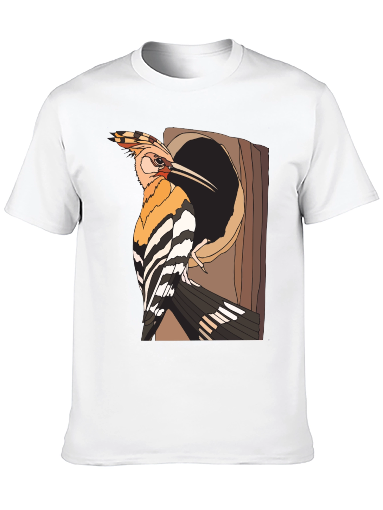 Hoopoe Bird Graphic Tee - Nature Lovers Shirt