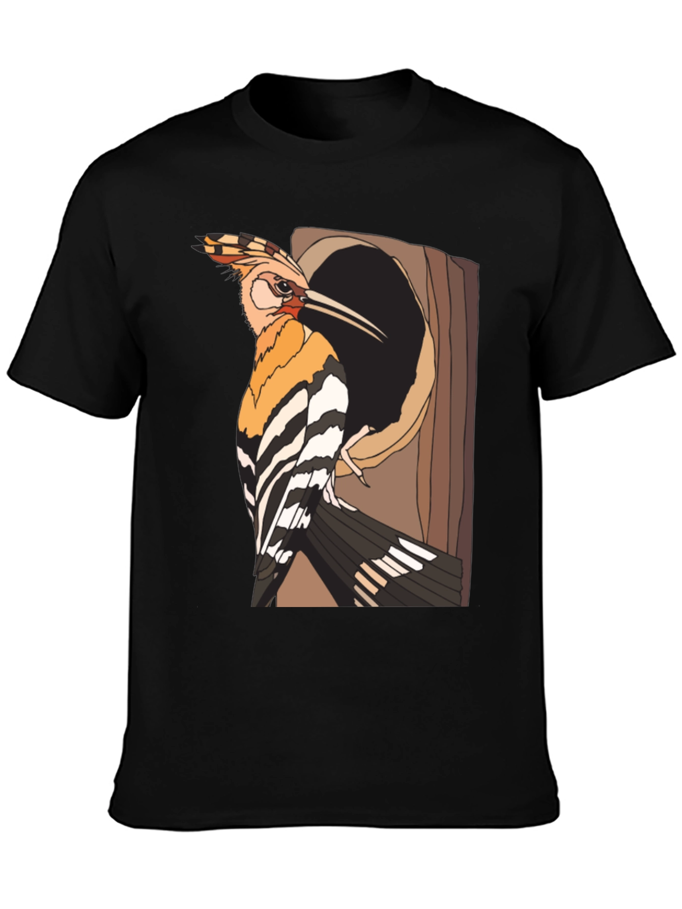 Hoopoe Bird Graphic Tee - Nature Lovers Shirt