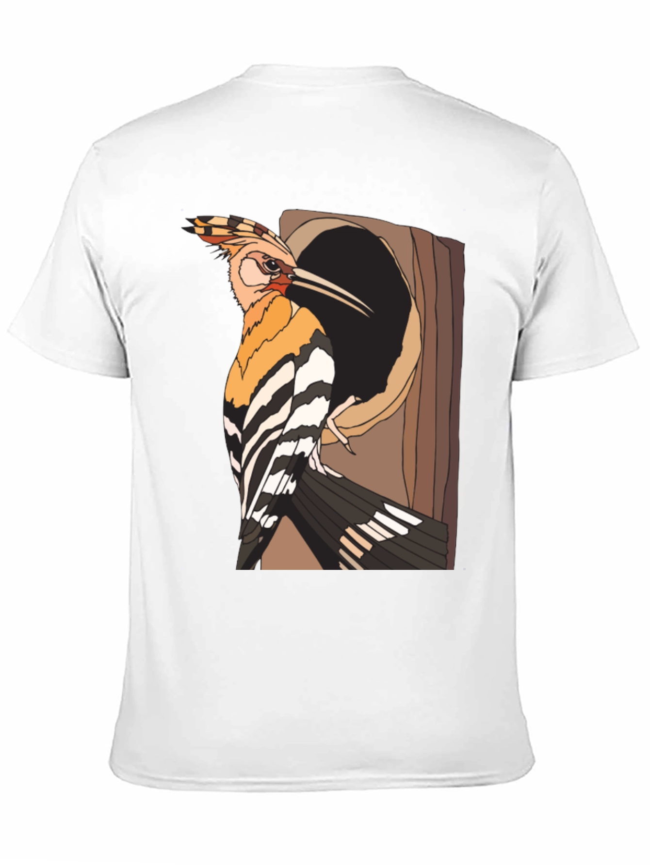 Hoopoe Bird Graphic Tee - Nature Lovers Shirt