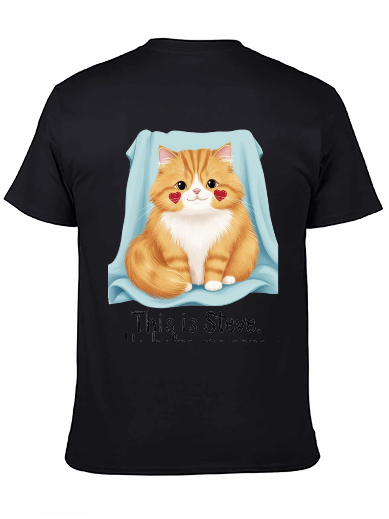 Cute Cat T-Shirt - This is Steve