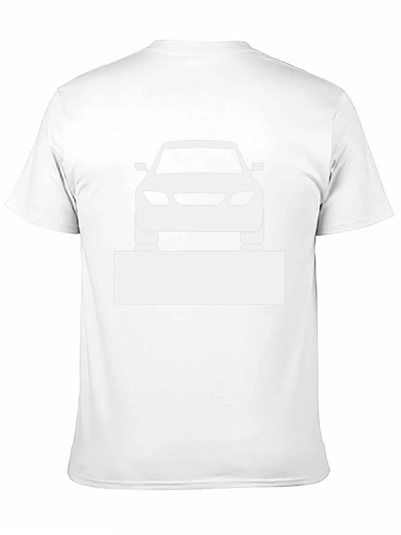 Car Graphic Tee - Black Cotton Blend