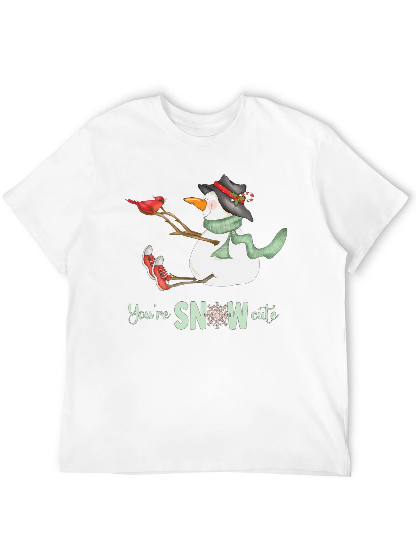 Cute Snowman Graphic Tee