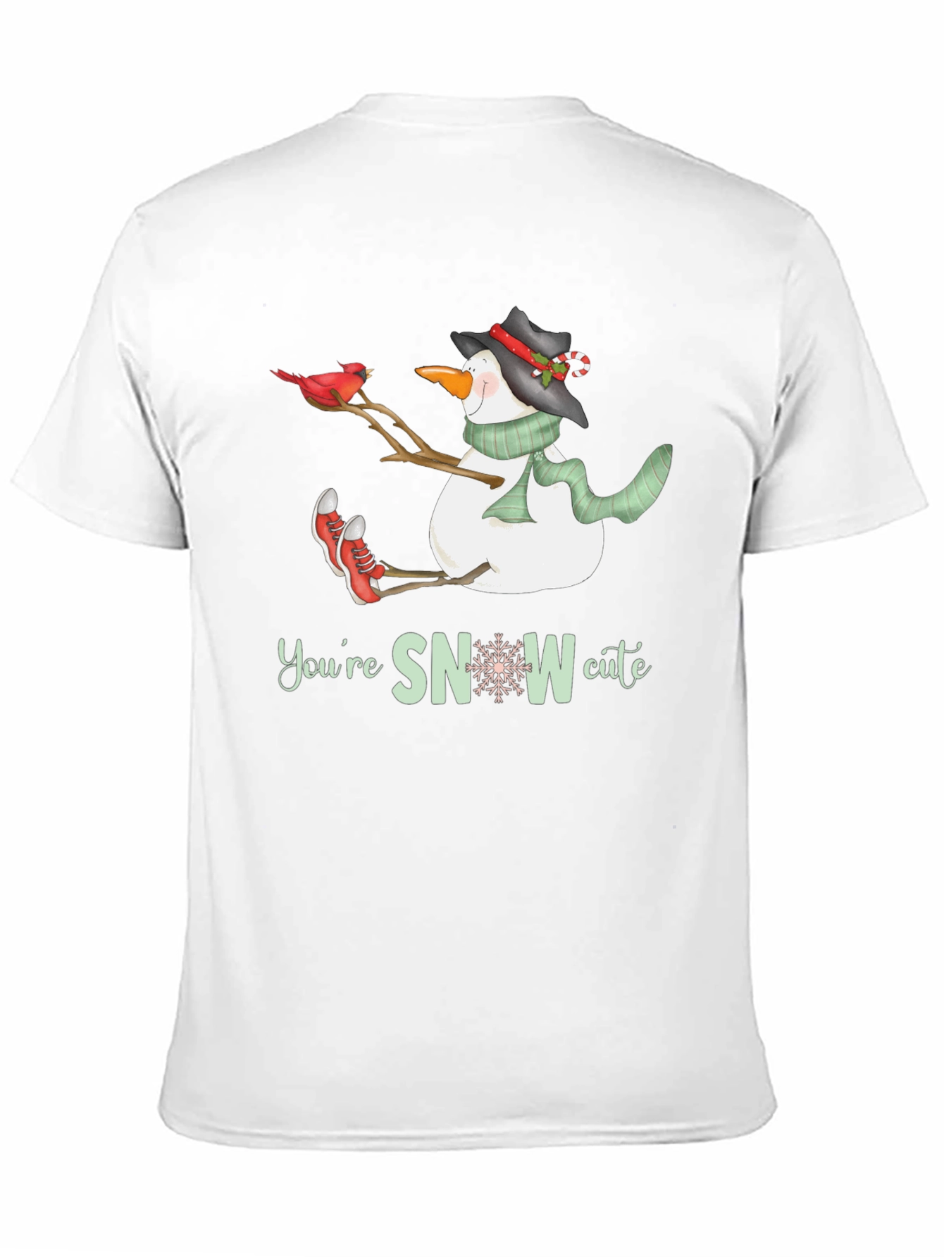 Cute Snowman Graphic Tee