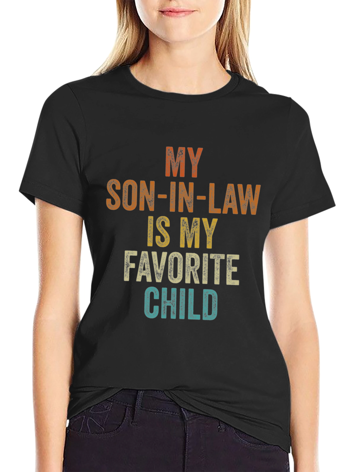 Son-in-Law Favorite Child Graphic T-Shirt
