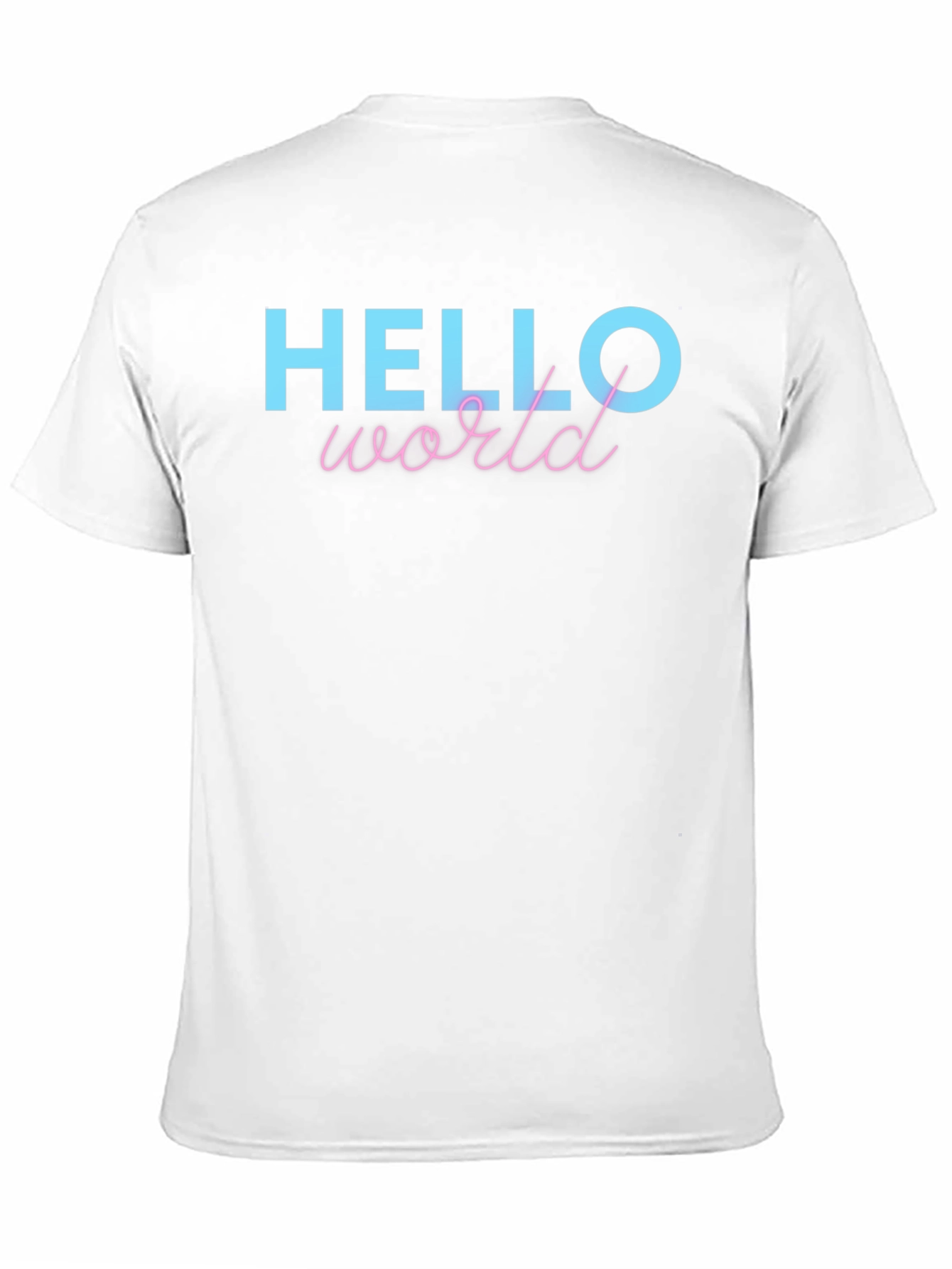 Hello World Graphic Tee - Trendy Casual T-Shirt