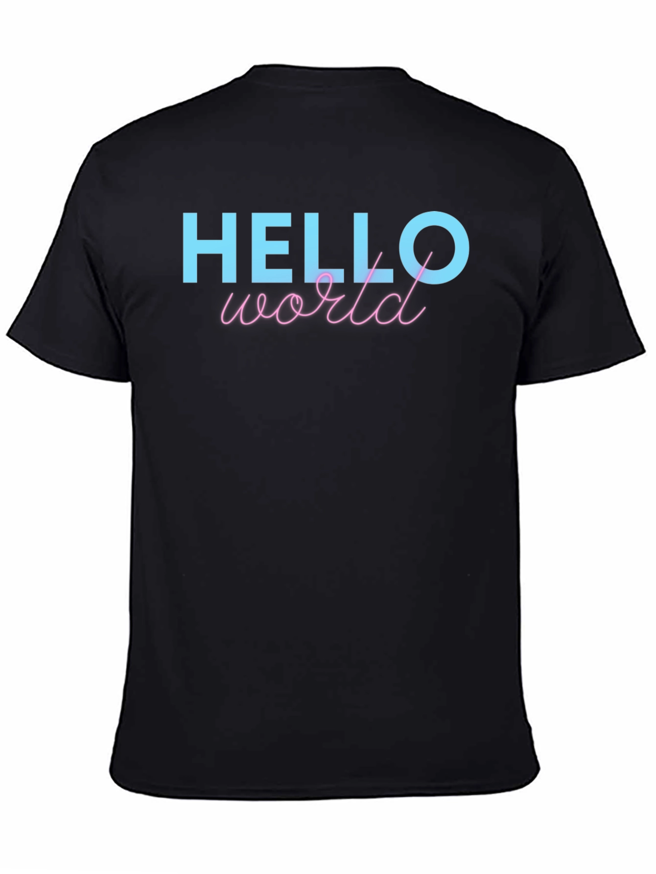Hello World Graphic Tee - Trendy Casual T-Shirt