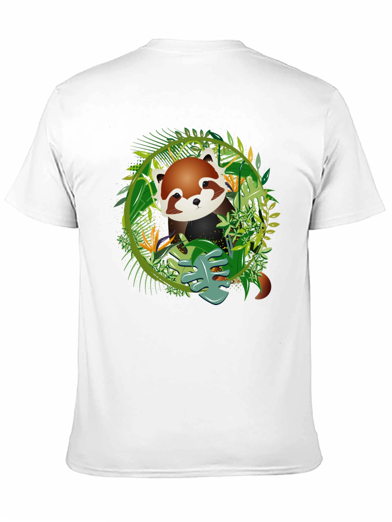 Red Panda Jungle Tee - Mens Graphic T-Shirt