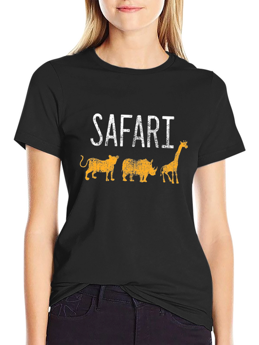 Safari Animals Graphic T-Shirt