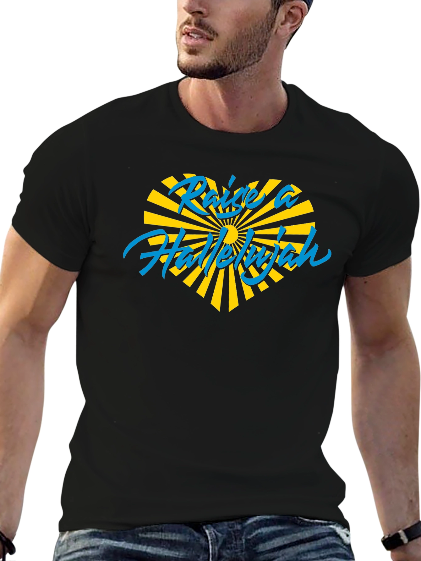 Raise a Hallelujah Graphic T-Shirt - Soft Cotton Blend