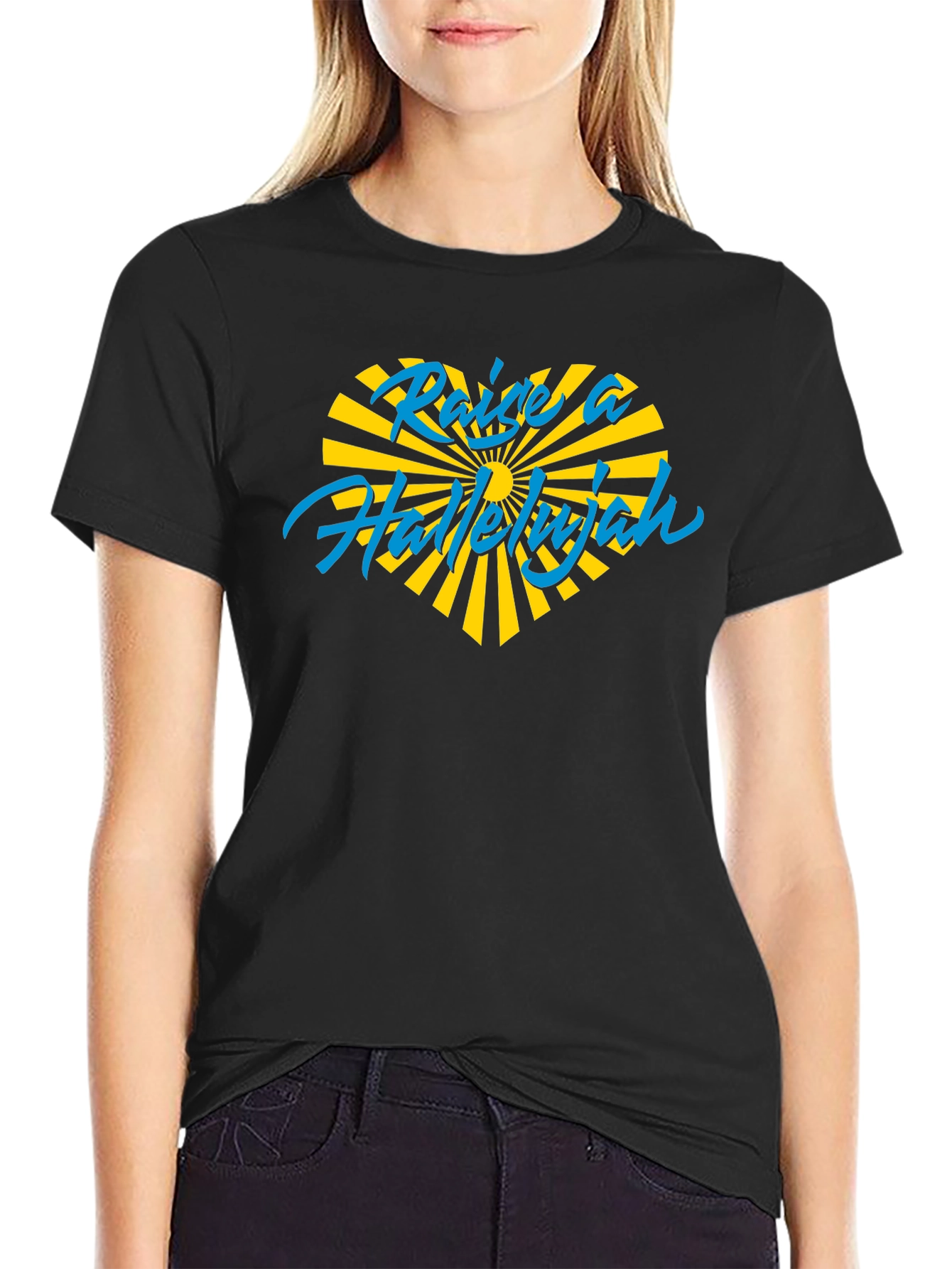 Raise a Hallelujah Graphic T-Shirt - Soft Cotton Blend