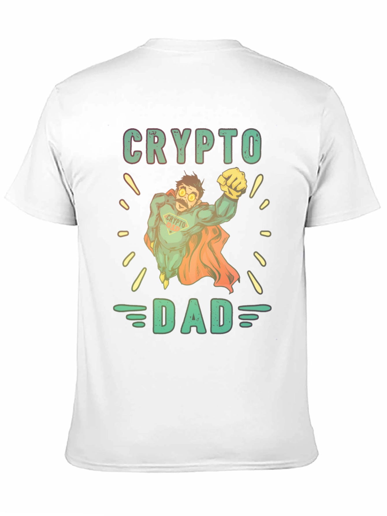 Crypto Dad Graphic Tee - Super Dad Shirt
