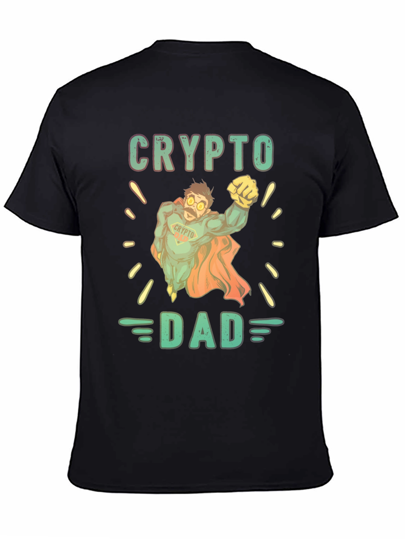 Crypto Dad Graphic Tee - Super Dad Shirt