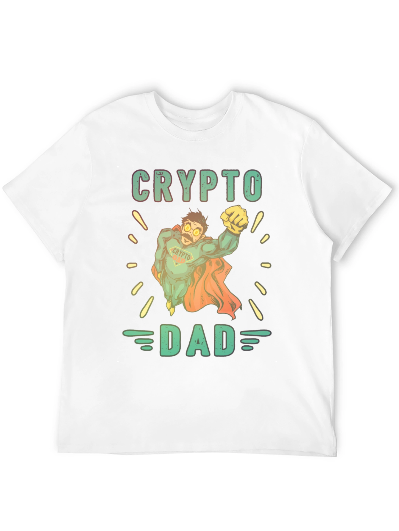 Crypto Dad Graphic Tee - Super Dad Shirt