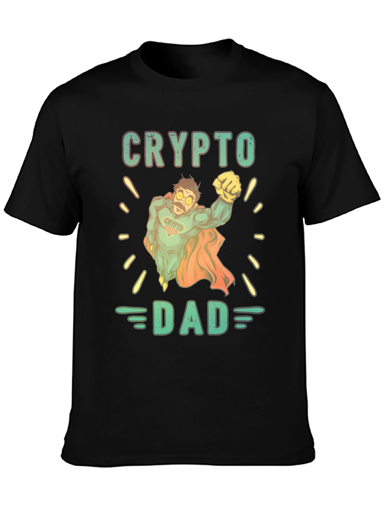 Crypto Dad Graphic Tee - Super Dad Shirt