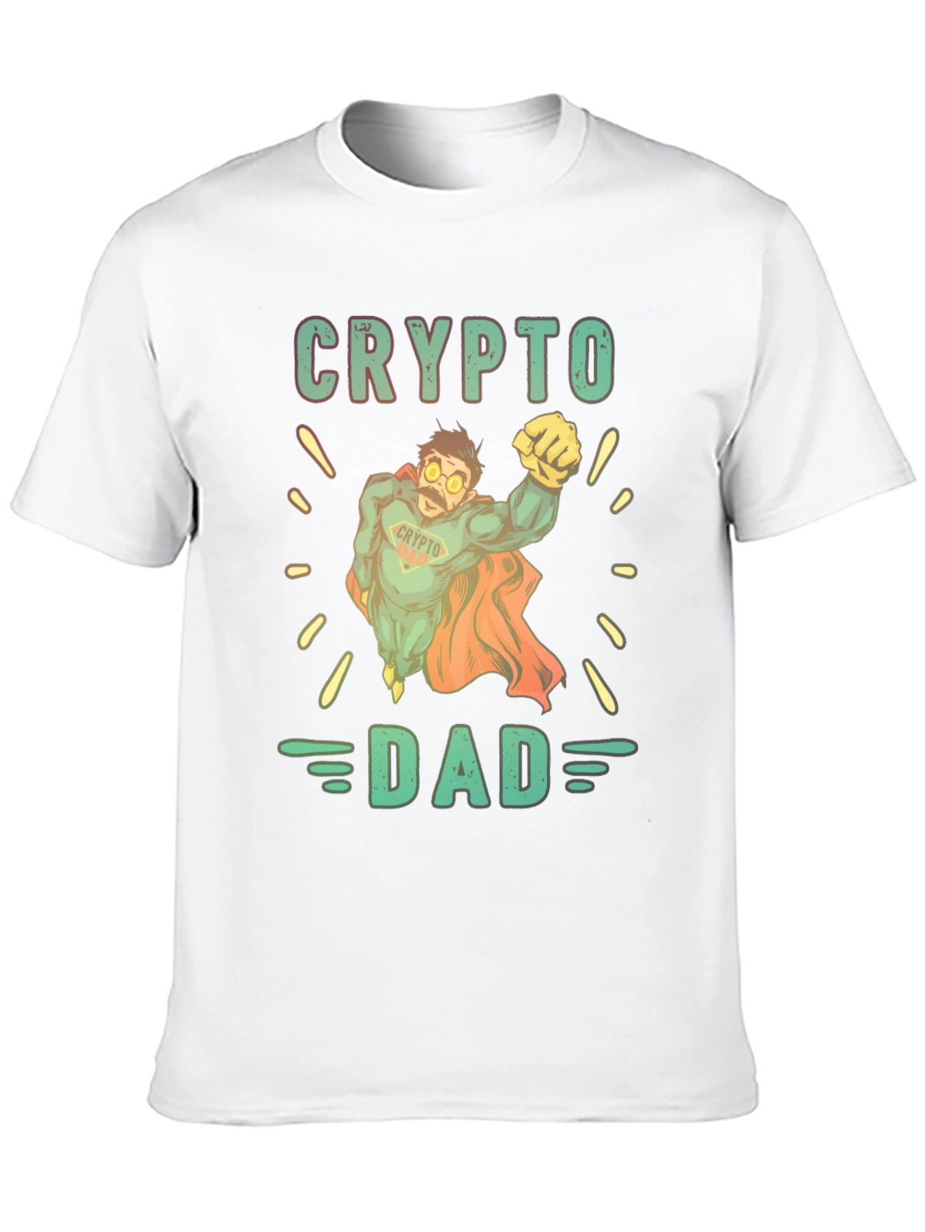 Crypto Dad Graphic Tee - Super Dad Shirt