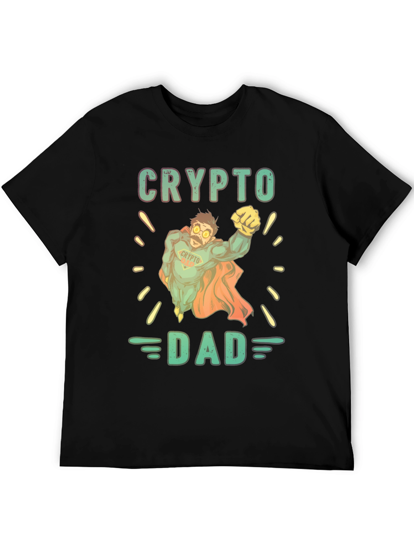 Crypto Dad Graphic Tee - Super Dad Shirt