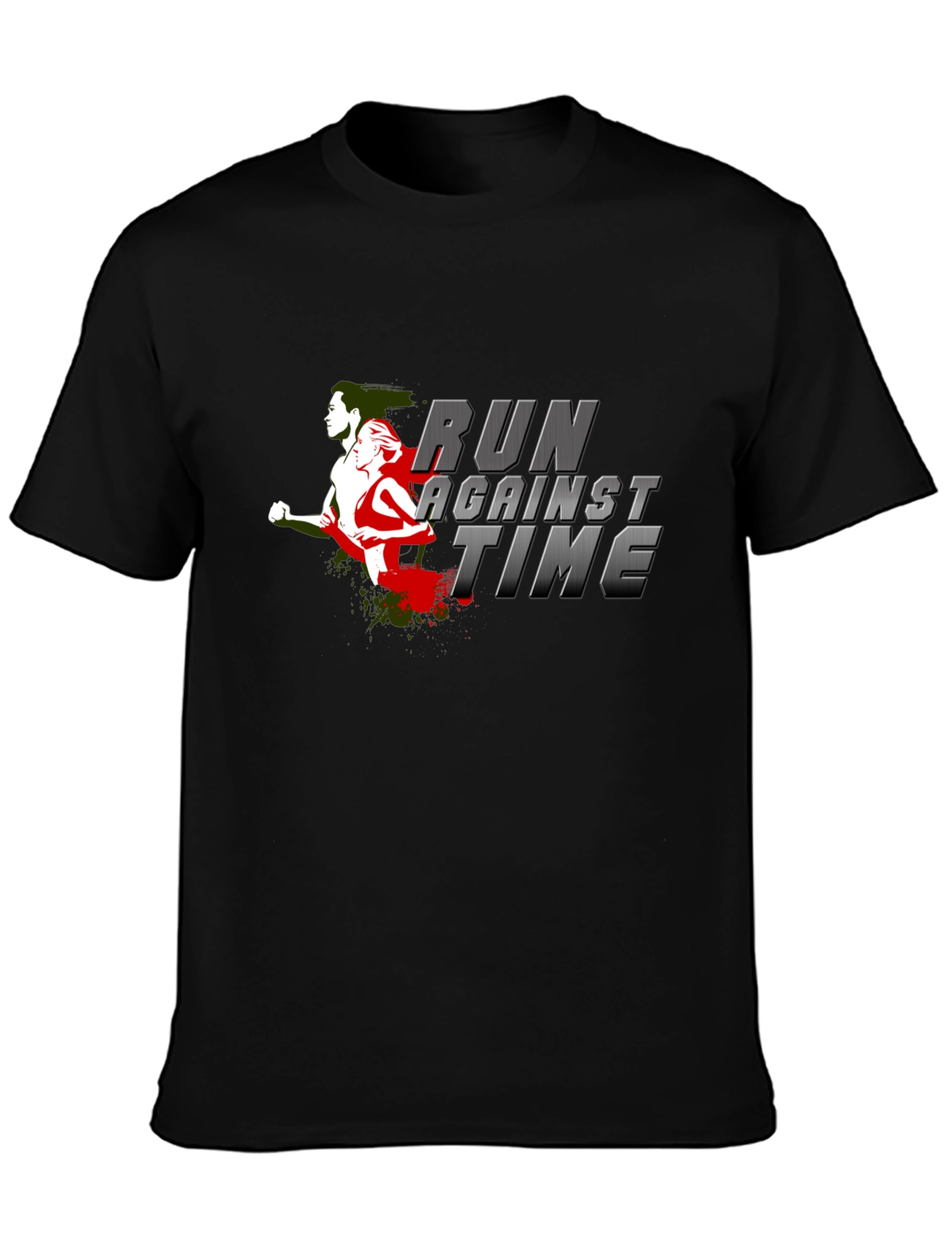 Run Against Time Graphic Tee